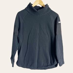 Gymshark Black Slouch Cowl Neck Sweatshirt Pullover Hoodie Size M